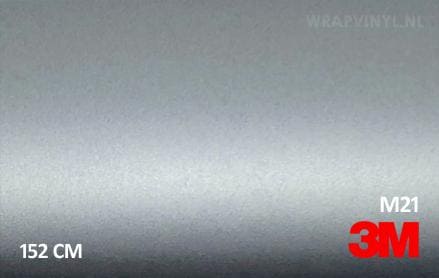 3M 2080 M21 Matte Silver Metallic wrap vinyl