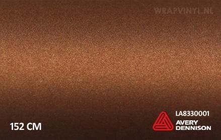 Avery SWF Matte Brown Metallic wrap vinyl