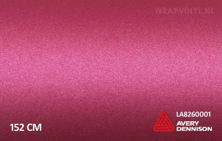 Avery SWF Matte Pink Metallic wrap vinyl