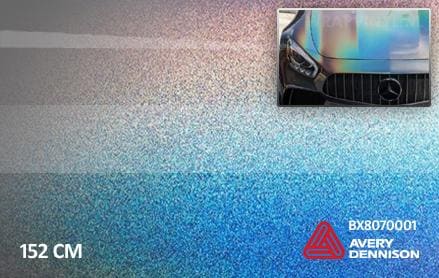 Avery SWF Pride Prismatic Grey Gloss Metallic wrap vinyl