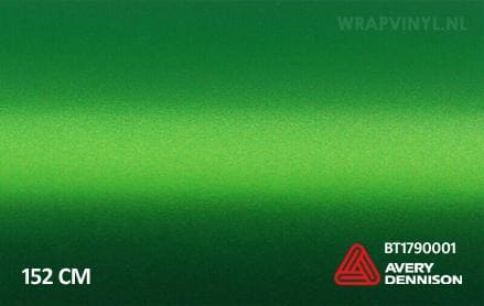 Avery SWF Satin Lively Green Metallic wrap vinyl