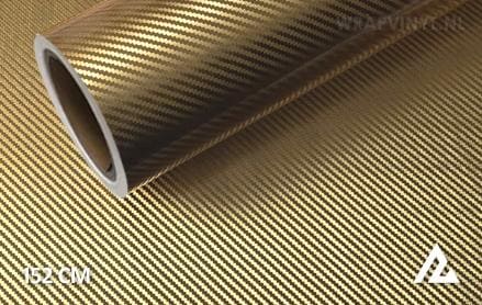 3D carbon chroom goud wrap vinyl