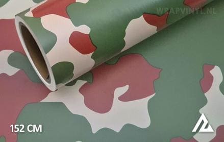 Camouflage groen bruin wrap vinyl