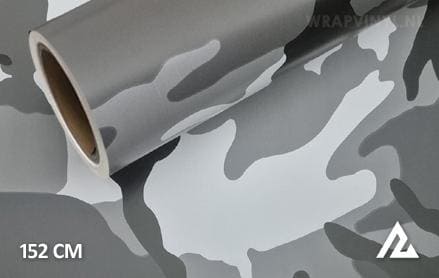 Camouflage zwart wit wrap vinyl