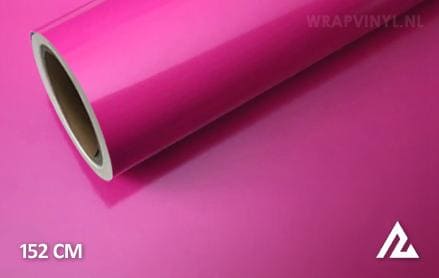 Glans fuchsia wrap vinyl