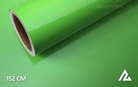 Glans groen wrap vinyl