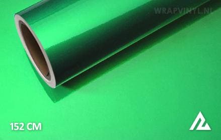 Glans metallic groen wrap vinyl