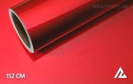 Glans metallic rood wrap vinyl