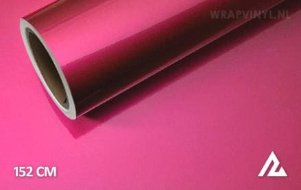 Glans metallic roze wrap vinyl