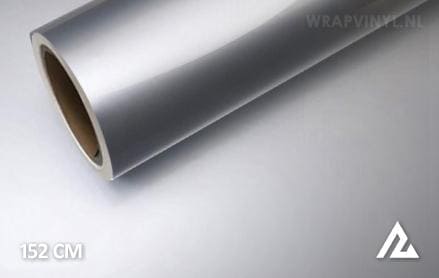 Glans zilver wrap vinyl