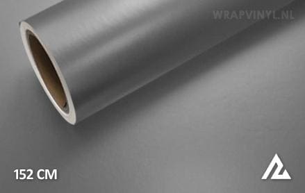 Mat chroom antraciet wrap vinyl