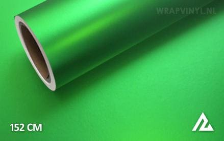 Mat chroom groen wrap vinyl