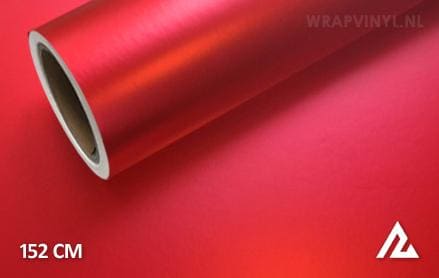 Mat chroom rood wrap vinyl