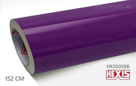 Hexis HX20008B Plum Violet Gloss wrap vinyl