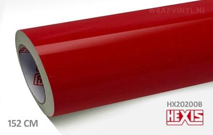 Hexis HX20200B Blood Red Gloss wrap vinyl