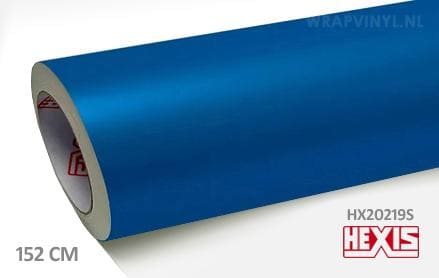 Hexis HX20219S Ara Blue Metallic Satin wrap vinyl