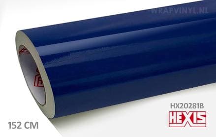 Hexis HX20281B Night Blue Gloss wrap vinyl