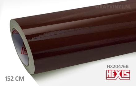 Hexis HX20476B Brown Gloss wrap vinyl