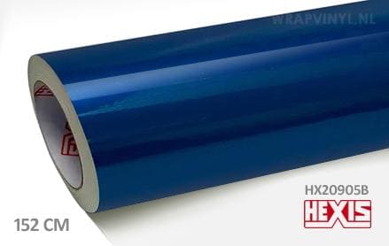 Hexis HX20905B Night Blue Metal Gloss wrap vinyl