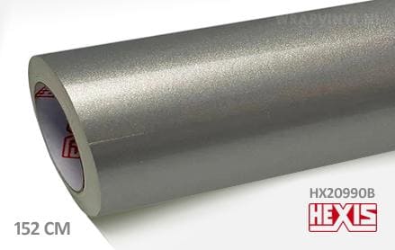 Hexis HX20990B Meteorite Grey Metal Gloss wrap vinyl