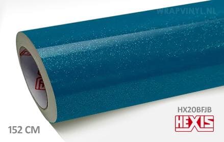 Hexis HX20BFJB Fjord Blue Gloss wrap vinyl