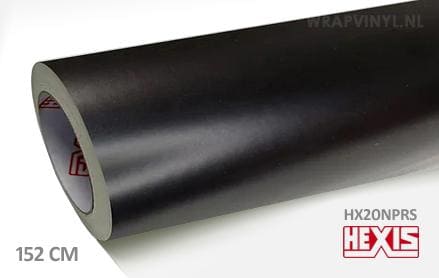 Hexis HX20NPRS Deep Black Satin wrap vinyl