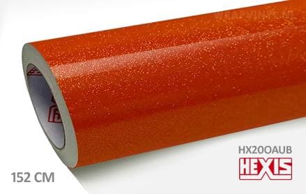 Hexis HX20OAUB Aurora Orange Gloss wrap vinyl