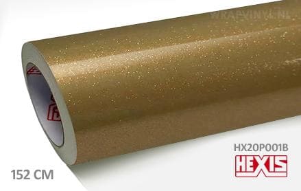 Hexis HX20P001B Zeus Gold Gloss wrap vinyl