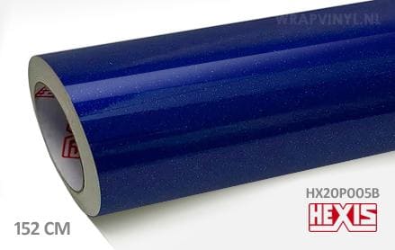 Hexis HX20P005B Triton Blue Gloss wrap vinyl